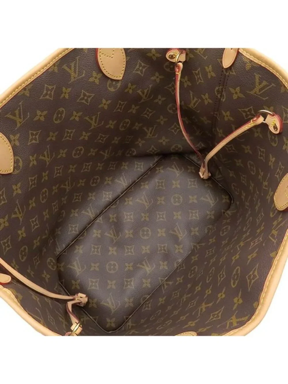 Louis Vuitton 2-Way Bag Neverfull Inside Out MM Canvas Monogram Rose Pondicherry